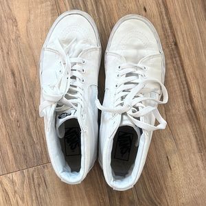 VANS high top white